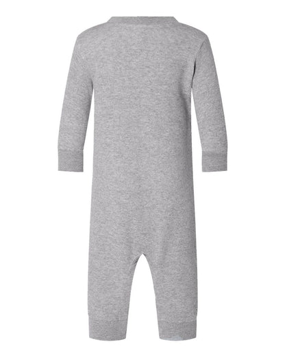 Rabbit Skins Infant Fleece One-Piece 4447 #color_Heather