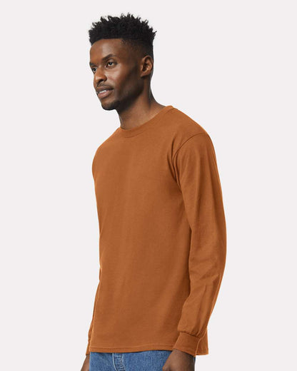 Gildan Ultra Cotton® Long Sleeve T-Shirt 2400 #colormdl_Texas Orange