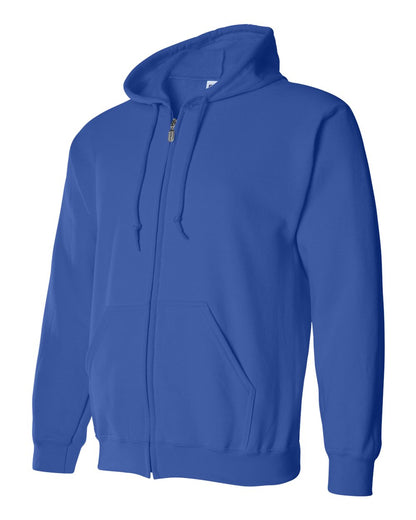 Gildan Unisex Heavy Blend™ Full-Zip Hooded Sweatshirt 18600 #color_Royal