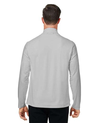 Devon & Jones Men's Raleigh Stretch Quarter-Zip Pullover DG425 #colormdl_Grey