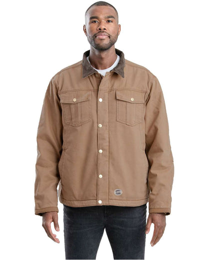 Berne Apparel Unisex Tall Vintage Washed Sherpa-Lined Work Jacket J58T #colormdl_Driftwood