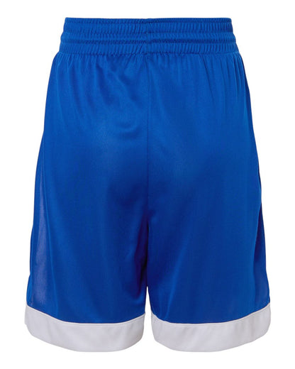 Augusta Sportswear Youth Match-Up Basketball Shorts 6890 #color_Royal/ White