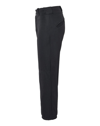 Alleson Athletic Women's Belt Loop Fast-Pitch Pants 605PBW #color_Black