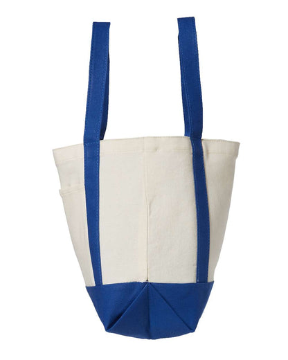 Liberty Bags Seaside Boater Tote 8867 #color_Natural/ Royal