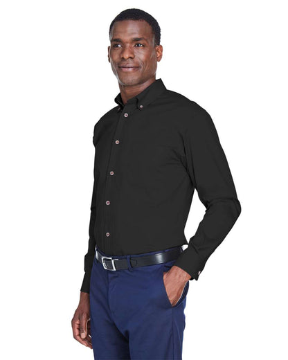 Harriton Men's Easy Blend™ Twill Shirt M500 #colormdl_Black