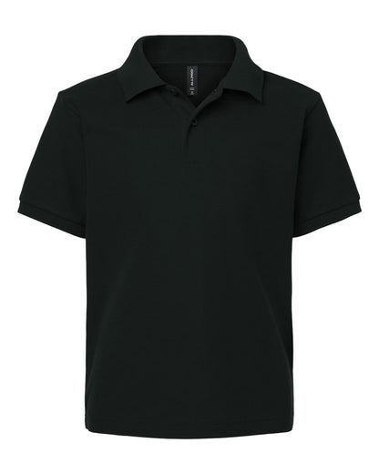 AllPro Youth Pique Polo 62800Y #color_Black