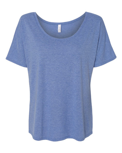 BELLA + CANVAS Women’s Slouchy Tee 8816 #color_Blue Triblend