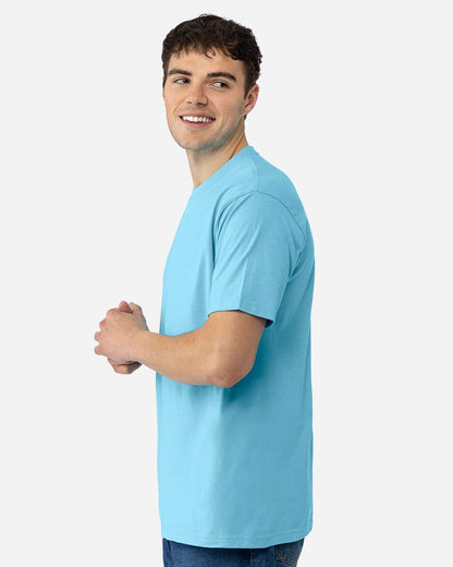 Next Level Men's Ideal Jersey T-Shirt 1810 #colormdl_Pacific Blue