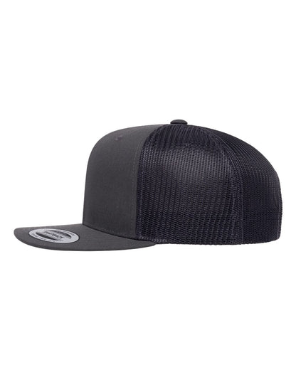 YP Classics Retro High Profile Trucker Cap 6609 #color_Charcoal