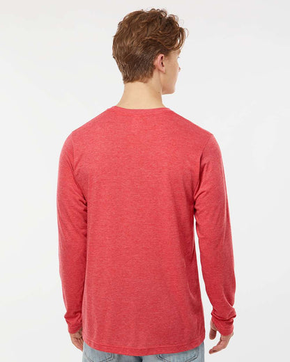 Tultex Poly-Rich Long Sleeve T-Shirt 242 #colormdl_Heather Red