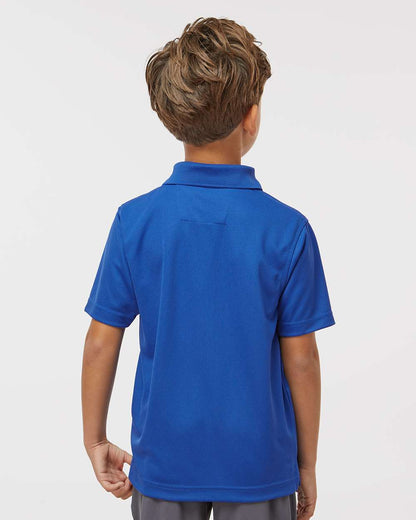 Paragon Youth Saratoga Performance Mini Mesh Polo 108Y #colormdl_Royal