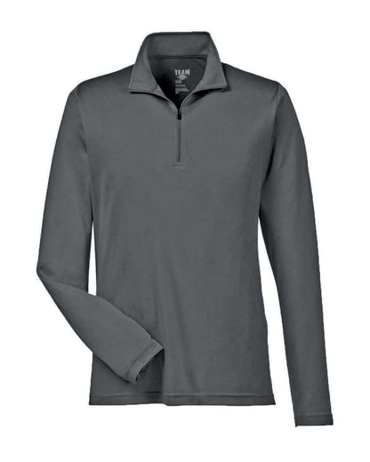 Team 365 Men's Zone Performance Quarter-Zip Pullover TT31 #color_Sport Graphite