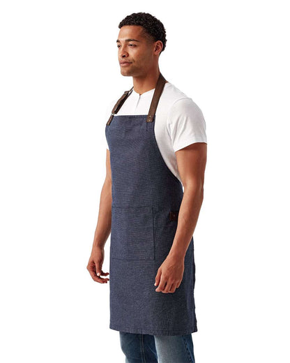 Artisan Collection by Reprime Annex Oxford Bib Apron RP144 #colormdl_Navy