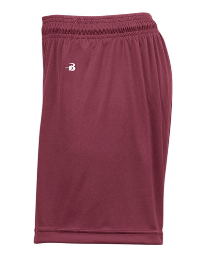 Badger Women's B-Core 5" Inseam Shorts 4116 #color_Cardinal