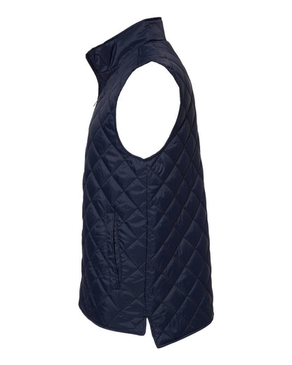 Weatherproof Men's Vintage Diamond Quilted Vest 207359 #color_Navy