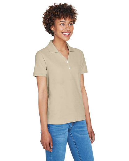 Devon & Jones Women's Pima Piqué Polo D100W #colormdl_Stone