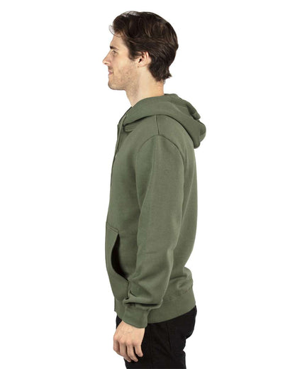 Threadfast Apparel Unisex Fleece Full-Zip Hooded Sweatshirt 320Z #colormdl_Army