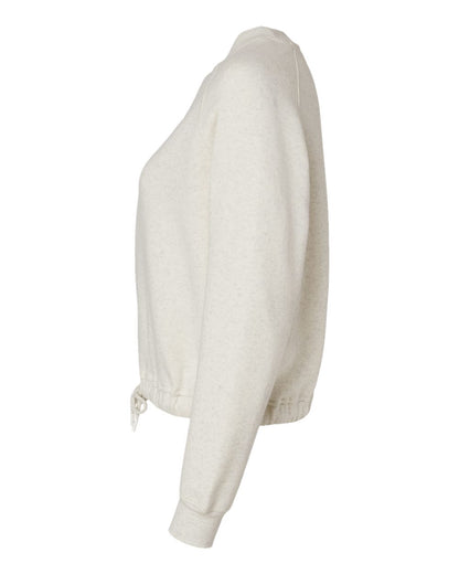 LAT Women's Relaxed 3-End Boxy Fleece Crewneck Sweatshirt 3528 #color_Natural Heather