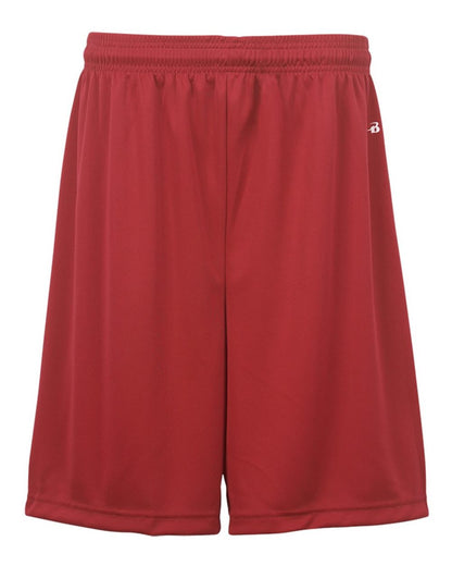 Badger Youth B-Dry 6" Shorts 2107 #color_Red