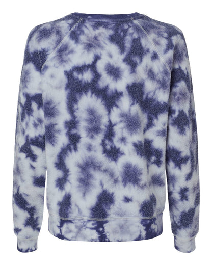 Boxercraft Women's Fleece Out Pullover K01 #color_Navy Tie-Dye