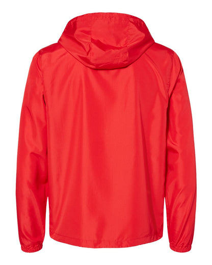 Independent Trading Co. Lightweight Windbreaker Full-Zip Jacket EXP54LWZ #color_Red