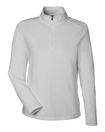 Devon & Jones Women's Raleigh Stretch Quarter-Zip Pullover DG425W #color_Grey