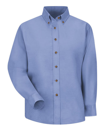 Red Kap Women's Poplin Dress Shirt SP91 #color_Light Blue