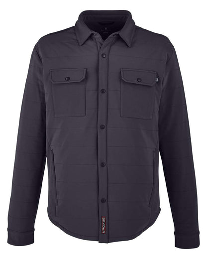 Spyder Men's Transit Shirt Jacket S17030 #color_Black