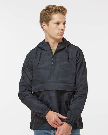 Independent Trading Co. Nylon Anorak EXP94NAW #colormdl_Black Camo