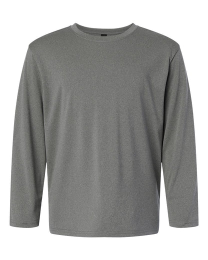 AllPro Youth Pro-Lock Performance Long Sleeve T-Shirt 48400Y #color_Heather Granite
