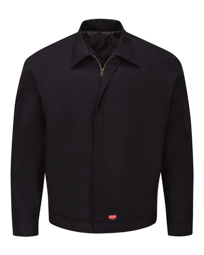 Red Kap Unisex Performance Crew Jacket JY20 #color_Black