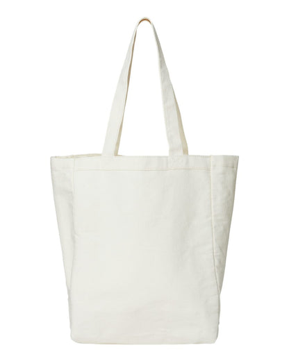Liberty Bags Allison Cotton Canvas Tote 9861 #color_Natural