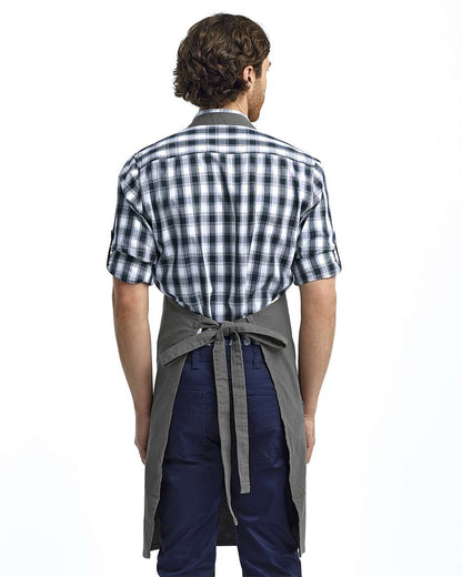 Artisan Collection by Reprime Calibre Heavy Cotton Canvas Pocket Apron RP137 #colormdl_Dark Grey