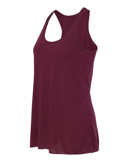 BELLA + CANVAS Women's Flowy Racerback Tank 8800 #color_Maroon