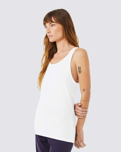 BELLA + CANVAS Triblend Tank 3484 #colormdl_Solid White Triblend