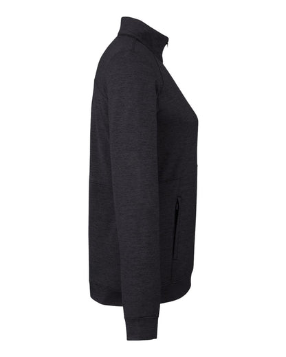 Puma Golf Women's Cloudspun Rockaway Quarter-Zip Pullover 535516 #color_Puma Black