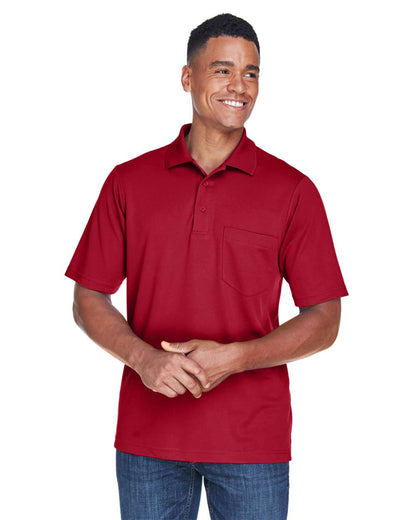 CORE365 Men's Origin Performance Piqué Polo with Pocket 88181P #colormdl_Classic Red