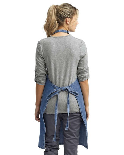 Artisan Collection by Reprime Recycled Bib Apron RP150 #colormdl_Denim Blue