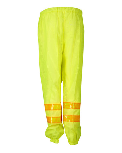 Kishigo Unisex Mesh Pants 3112-3113 #color_Lime