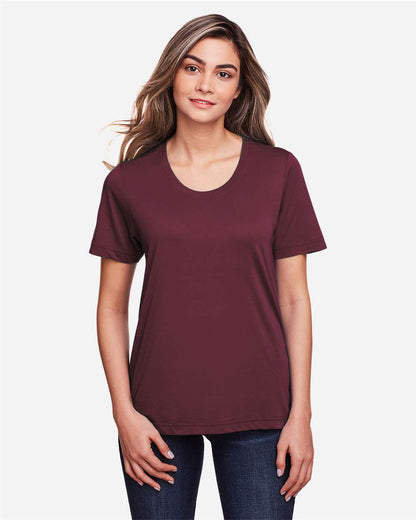 CORE365 Women's Fusion ChromaSoft™ Performance T-Shirt CE111W #colormdl_Burgundy