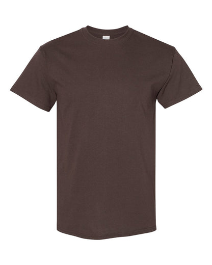 Gildan Unisex Heavy Cotton™ T-Shirt 5000 #color_Dark Chocolate