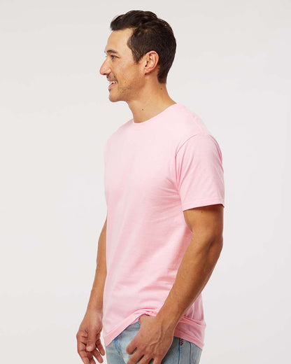 M&O Men's Gold Soft Touch T-Shirt 4800 #colormdl_Light Pink