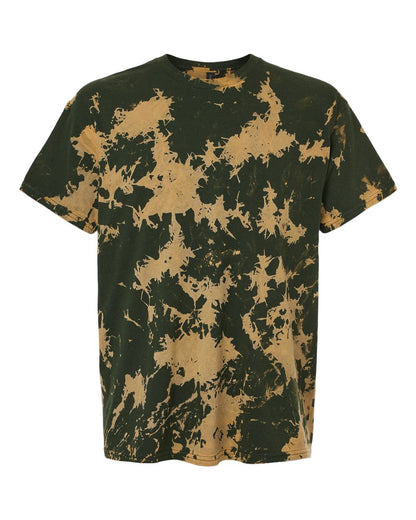 Colortone Unisex Bleach Out Dyed T-Shirt 1385 #color_Green