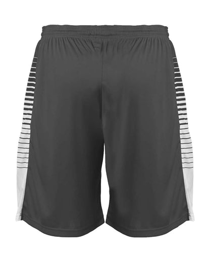 Badger Youth Lineup Shorts 2212 #color_Graphite