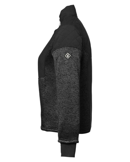 Spyder Women's Passage Sweater Jacket S17741 #color_Black Powder/ Black