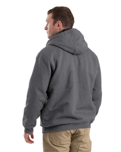 Berne Apparel Men's Glacier Full-Zip Hooded Jacket SZ612 #colormdl_Graphite