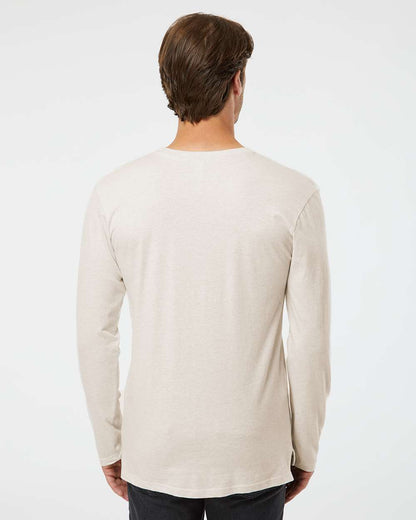 LAT Men's Fine Jersey Long Sleeve Tee 6918 #colormdl_Natural Heather