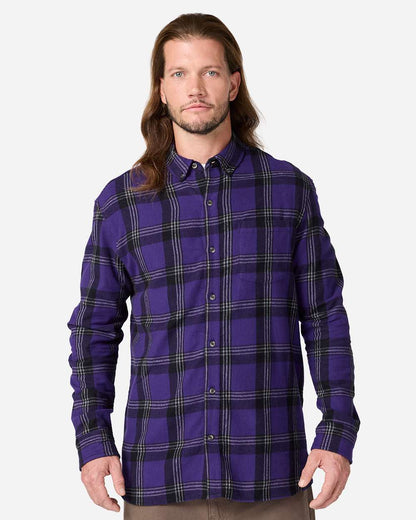 Boxercraft Men's Flannel Button Down Shirt BU7401 #colormdl_Purple Mcintosh Plaid