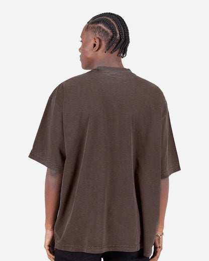 Shaka Wear Unisex Garment-Dyed Drop-Shoulder T-Shirt SHGDD #colormdl_Mocha