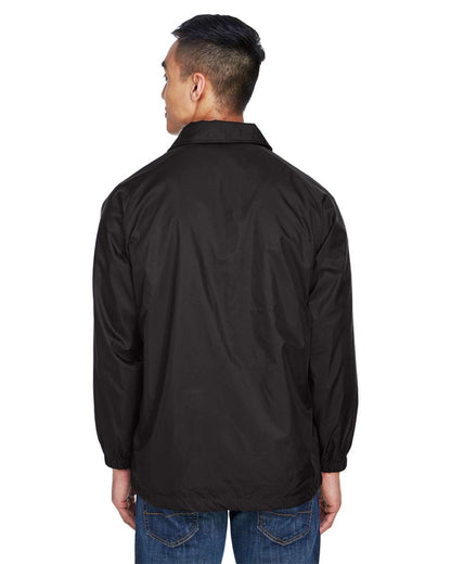 Harriton Unisex Nylon Staff Jacket M775 #colormdl_Black